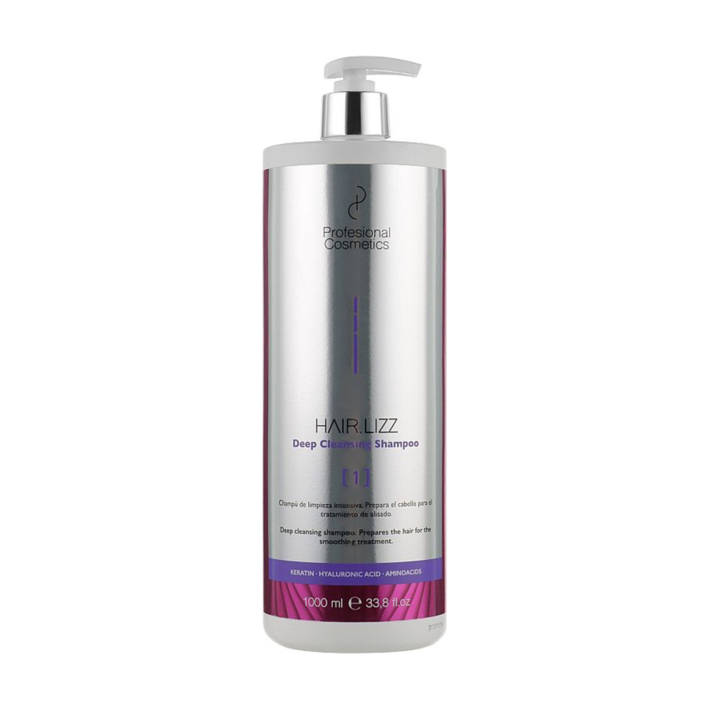 Шампунь для глибокого очищення волосся Profesional Cosmetics Hair.Lizz Deep Cleansing Shampoo, 1 л